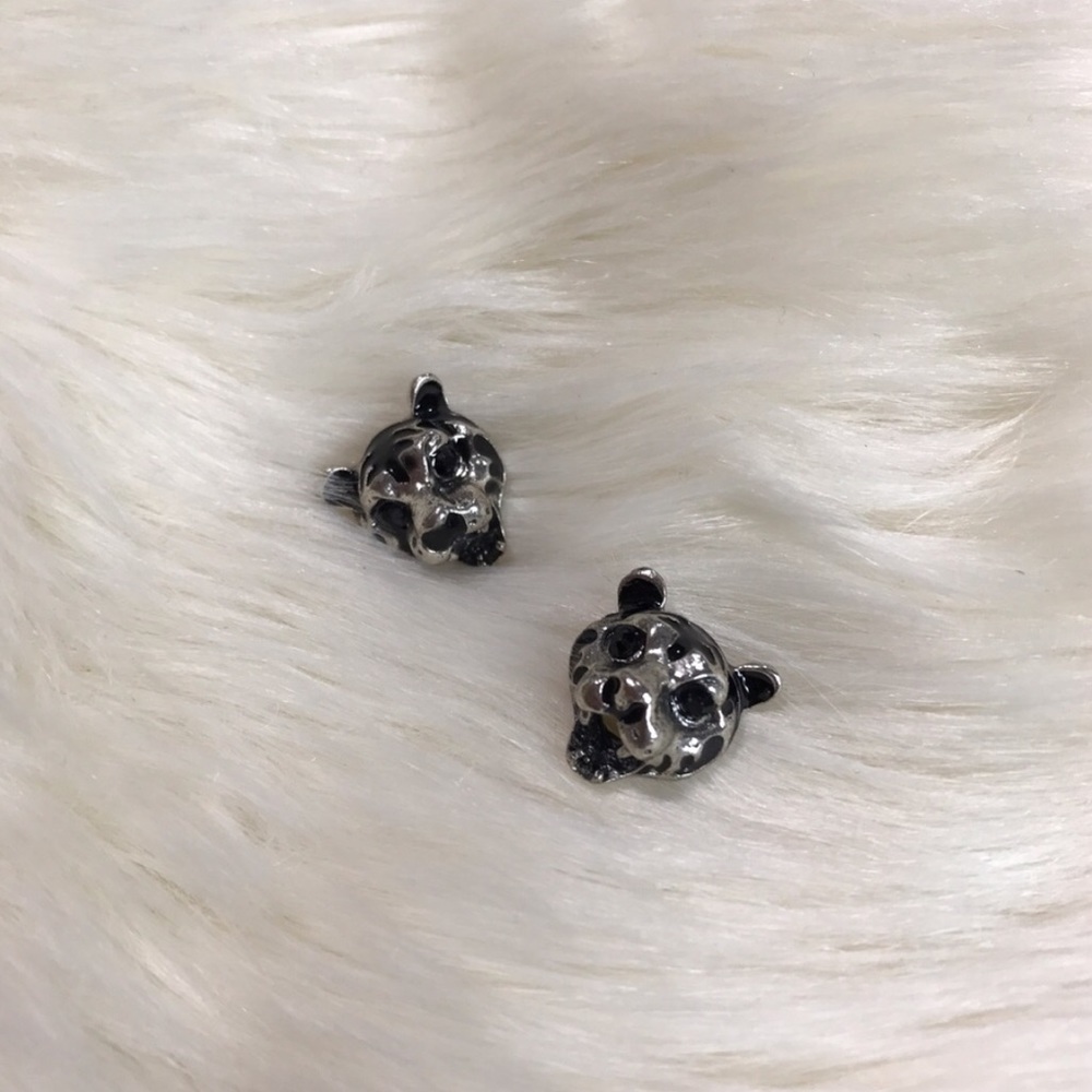 JAGUAR // Silver Stud Earrings